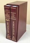 World Atlas & Dictionary 2ND Desk Ref Rand Mcnally American Heritage Slipcase. Fixed Price $8.99.
