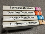 Lot Of 4 Set- Instant Business Dictionary Secretary's Handbook English Spelling. Fixed Price $10.00.