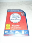 Palm Merriam-websters Collegiate Dictionary And Franklin Thesaurus (P10935U) Gra. Fixed Price $24.95.