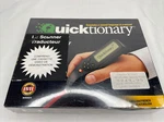 Wizcom Quicktionary Translating Scanner English French Brand New Sealed! 1998. Fixed Price $10.87.