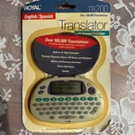 Royal TR200 Translator Personal Organizer English Spanish Tan New Vintage Nip. Fixed Price $20.00.