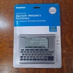 Franklin Speaking Merriam Webster's Dictionary W/thesaurus Spell Correct SSD-256. Fixed Price $140.00.