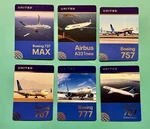 2024 United Airlines Fleet Trading Cards 6 Total. Fixed Price $45.00.