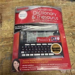 Franklin Merriam-webster Electronic Advanced Dictionary & Thesaurus MWD-1500. Fixed Price $59.99.