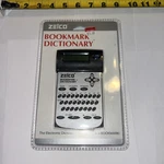 New Sealed 2001 Zeico Model 90082 Bookmark 50000 Word Electronic Dictionary. Fixed Price $14.40.