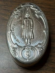 English Sterling Silver Blues And Royals Snuff Box 1978 Franklin Mint. Fixed Price $149.00.