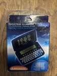 Lexibook 15-LANGUAGE Translater European Convertor W/ Games & Clock NTL1570. Fixed Price $39.95.