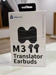 Timekettle M3 Language Translator Earbuds Two-way Device Black. Fixed Price $89.95.