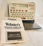 Webster's Spelling Corrector NCS-100 By Franklin W/ Manual & Case-tested-small. Fixed Price $12.99.