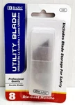 Bazic Utility Knife Replacement Blades Razor Die-cast Sharp 8 Pack Case Refill. Fixed Price $6.45.