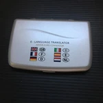 6-LANGUAGE Translator Features Euro Convertor, World Time & Data Bank. Fixed Price $12.99.