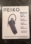 Peiko PKBT-10 Bluetooth Translator Earpiece Intelligent Translation Earphone. Fixed Price $30.00.