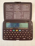 Franklin Bookman Electronic Holy Bible NIV-440, And King James Version. Fixed Price $29.00.
