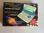 Ectaco Partner English, German, Russian Talking Dictionary & Business Organizer. Fixed Price $75.00.