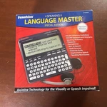 Franklin Electronic Dictionary Speaking Language Master Special Edtn LM-6000SEV. Fixed Price $201.23.
