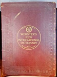 1924 Merriam Websters New International Dictionary. Fixed Price $52.87.