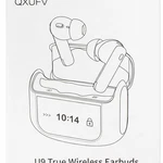 Qxufv U9 True Wireless Earbuds Black Bluetooth In-ear For Sports Running. Fixed Price $9.99.