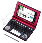 Casio Ex-word Electronic Dictionary Life And Comprehensive Model Red 110 Conten. Fixed Price $73.83.