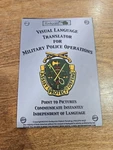 Kwikpoint Visual Language Translator Military Police Operations Guide Book. Fixed Price $12.99.