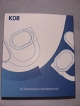 K08 Ai Translation Headphones Wireless Earbuds White Real Time Translator New. Fixed Price $19.95.