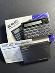 Vintage Berlitz Electronic Pocket Interpreter Translator W Box. Fixed Price $20.90.