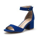Women's Low Chunky Heel Sandals Ankle Strap Open Toe Pump Shoes. Fixed Price $23.99.