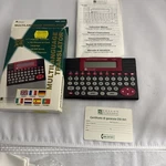 Oregon Scientific Language Pocket Electronic Translator Tl 206 - Boxed, Instr. Fixed Price $9.95.