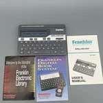 1986 Franklin Spelling Ace Merriam Webster SA-98 Portable English Checker. Fixed Price $15.15.