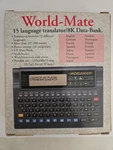 World-mate NO-298 15 Language Translator /8K Data Bank Not.tested. Fixed Price $17.50.