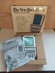Crossword Puzzles New York Times Handheld Travel Game Excalibur Electronics. Fixed Price $17.95.
