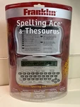 New Old Stock Franklin Spelling Ace Plus & Thesaurus SA-206S + Batteries. Fixed Price $49.95.