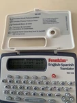 Franklin TES-118 English/spanish Translator Screen Not Working (for Parts). Fixed Price $19.00.
