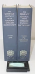 The Compact Edition Oxford English Dictionary 6TH Printing 11/73 W Magnifying. Fixed Price $74.99.