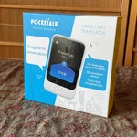 Pocketalk Voice/text Portable Translator - 74+ Lang White 2 Year Global Sim. Fixed Price $179.99.