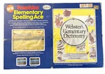 Franklin Elementary Spelling Ace ES90 1989 + Webster Dictionary 1986 New Sealed. Fixed Price $47.96.