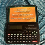 Seiko Spanish English Translator (ET2240) W/advanced Verb Need Batteries A1. Fixed Price $7.75.