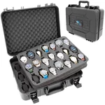 Casematix 42 Slot Watch Box Display Travel Storage With Foam Insert. Fixed Price $64.99.