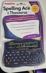Franklin SA-206 Plus Spell Checker Thesaurus Calculator Word Games Handheld. Fixed Price $39.99.