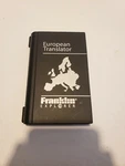 2009 European Translator Franklin Explorer Language FR-TVH12 (E3). Fixed Price $17.99.