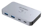 Manhattan 2-PORT Hdmi Usb-c Kvm Switch 4K 60HZ New!. Fixed Price $79.99.