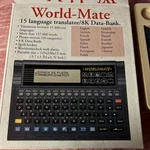 World-mate NO-298 15 Language Translator /8K Data Bank . New. Fixed Price $60.00.