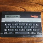 1987 Franklin Portable Computer Master Model SA-103 Electronic Speller Vtg. Fixed Price $8.00.
