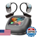 Amzish Ai Translation Earbuds Real Time 144 Languages, Lcd Touch Screen Open. Fixed Price $71.86.