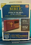 Bible: Wonder Rechargeable Audio Player Old & New Testament Kjv + Music. Fixed Price $27.77.