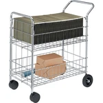 Fellowes - 40912 Mail Cart 200 Lb Load Capacity Casters 6 ,. Fixed Price $502.46.