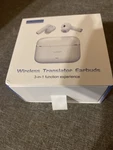 Iamjoy P200 Wireless Translator Bluetooth In-ear Earbuds Mic/controls White. Fixed Price $10.00.