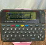 Franklin Bookman MWD-640 Electronic Dictionary Thesaurus Tested Works Vintage. Fixed Price $24.99.
