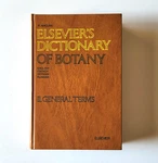 Elsevier's Dictionary Of Botany English French German Russian Ii General Terms. Fixed Price $55.24.