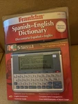 Franklin DBE-1490 Spanish-english Dictionary Merriam Webster Grammar Guide New. Fixed Price $69.99.