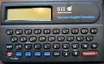 Seiko Instruments TR-2100 German-english Translator Metric Converter Handheld. Fixed Price $9.99.